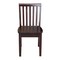 International Concepts Rectangle Set of 2 Mission Juvenile Chairs, 13 in W, 16 in L, 26 in H, Wood, Rich Mocha CC15-263P - alternate 7